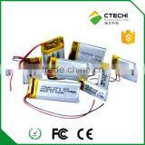 3.7v 502535 Polymer Li-ion Battery 400mAh for Portable Electronic Device thumbnail-5