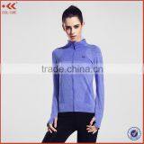 2016 New Design Long Sleeve Fitness Woman Yoga Wear Running Jogging Yoga Top Wear thumbnail-5