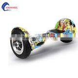 10 inch big 2 wheels CE and UL certificated battery charger bluetooth hoverboard