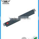19 Inch 8 Ways Australia Type Sockets and Switches PDU Socket