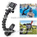 Hot Jaws Flex Clamp Mount 7 Joint Adjustable Neck for GoPro Hero 4 3+ 3 2 1 Sj4000 Xiaomi Yi thumbnail-3