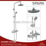 Waterfall Full Chrome Bathroom Brass Shower Column Set
