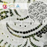 New Products Cheap 3D White Cotton Lace Embroidery Fabric for Bridal Dress thumbnail-6