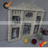 Shabby Chic Cream Wood Multi Photo Frame