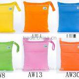Waterproof Pul Fabric Wet Bags Double Zippers Adult Baby Cloth Diaper Bags thumbnail-1