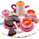 Wooden Tea Set Toys Tea Play Set Toys Tea Set Play Toys for Children thumbnail-2