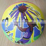 good quality official size 5 cheap rubber basketball