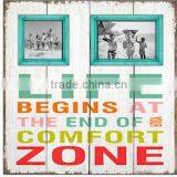 MHOME Two Photo Wood Hanging Photo Frame