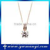 Most popular products gold plated jewellery zircon pendant necklace cheap sale P0011