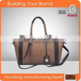 2016 Handbag Factory Hot Sale Grain Cowhide real Leather Hand bag No. 2870