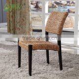 China High Quality Designer Seagrass High Back Water Hyacinth Chair thumbnail-4