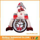 Lovely Plush Christmas Gifts Santa Claus Clock thumbnail-4