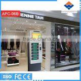 Omani Rial Operated CE Approved 6 Digital Lockers Cell Phone Charger Cellphone Charger Boxes APC-06B