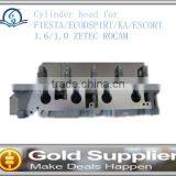 Brand New Cylinder Head for Fiesta/ECODSPIRT/KA for Escort1.6/1.0 ZETEC ROCAM With High Quality and Competitive Pice. thumbnail-1
