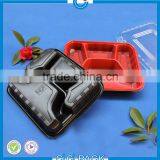 Wholesale 4-compartment Bento Lunch Box,Disposable Safe Kitchen Product Plastic Food Container thumbnail-3