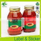 Sauce Bottle Sticker Labels for Bottles Bottle Neck Label thumbnail-2