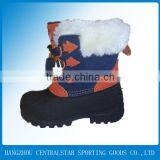 Orange Leather Warm 2014 Child Shoe Boot thumbnail-4