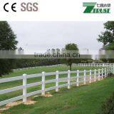 3 Rails Post and Rail PVC Farm Fence