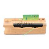 Top Selling Multifunctional Wood Display Case Charging Cradle for IPhone and Apple Watch thumbnail-5