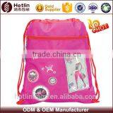 Printed Polyester Shoe Bag, Drawstring Bag, Dress Shoe Bag thumbnail-1