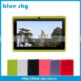 Cheapest 7 inch Quad core Android 4.4 Tablet PC Dual cameras AllWinner A33 512M 4GB Capacitive Touch Screen bluetooth 7