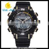 WJ-5257 Japan Double Movement Digital Men Rubber Strap Waterproof Fashion OHSEN Student LED Watch thumbnail-4