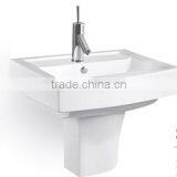 Porcelain Bathroom Pedestal Wash Basin thumbnail-1