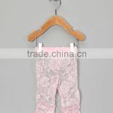 Good quality wholesale kids leggings children pink lace leggings kids lace capri leggings