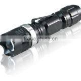 POPPAS T824 Hot Sales Zoom Led Flashlight Police Security Rechargeable Flashlight Torch thumbnail-4