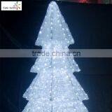High Quality Fancy White Outdoor Lighted Christmas Trees Lighted Christmas Cone Tree Outdoor White Metal Lighted Christmas Trees