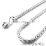 Custom Various Size Round Snake Shape 304 Stainless Steel Chain