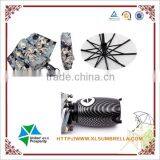 Womens Ladies Artist Rose Automatic Open Super Anti-UV Compact Sun Rain Umbrella