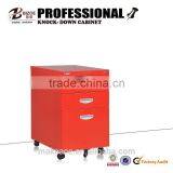 High End 3 Drawer Steel Mobile Pedestal Cabinet thumbnail-5