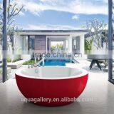 Modern White Color Acrylic Bathtub thumbnail-5