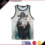 Gold Supplier Gym Tank Top/ Custom Printed Stringers Vest/ T-Back Singlets Quality Choice thumbnail-6