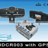 HD1080p 1.5" LCD wide angle 120 degree car video recorder HDCR003 with GPS