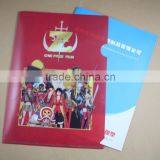Customized Customer's Design/artwork A4 PP Folder, Full Color Printing L Shape pp File Folder