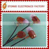 Environmental stereo jack wood high quality metal earbud&earpiece