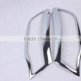 Car Head Lamp Cover 2 Pcs ABS Chrome For Renault Kwid 2016 Accessories thumbnail-3