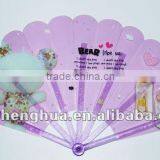 2014 New Design Hot Selling New Design pp Folding Fan Cheap thumbnail-1