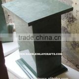 Decorative Green Marble Table Top Base, Marble Dining Table Stand