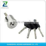 Normal Computer Handle Length Euro Profile Master Key Door Aluminum Handle Knob Lock Cylinder thumbnail-4
