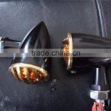 Motorcycle Grille Turn Lights Retro Turn Signals for Harley Bullet Turn Signals for Bobber thumbnail-4