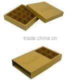Popular Golden 16 Cup Insert Chocolate Paper Box for Party Wtih Factory Price