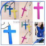 New Fashion Colorful Small Wood Crucifix thumbnail-1