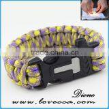 the Newest High Quality Paracord Bracelet Wholesale Paracord Bracelet for Girl Weave Style thumbnail-2