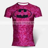 Drop Shipping Men T-shirt 1 PCS MOQ Superhero Sublimation Print Tops N10-23