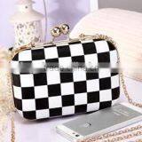 Black White Gum Party Evening Bag High Grade PU Leather Evening Bag thumbnail-1