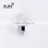 Bedroom Furniture Zinc Alloy Clear Glass Drawer Pulls