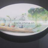 100% Mealmine A5top Food Grade Square Cheap Unbreakable Blue Willow Dinnerware With Custom Print